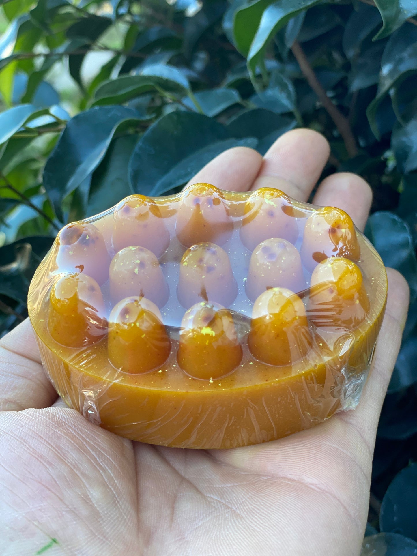 Jabón orgánico de cúrcuma. Organic turmeric soap