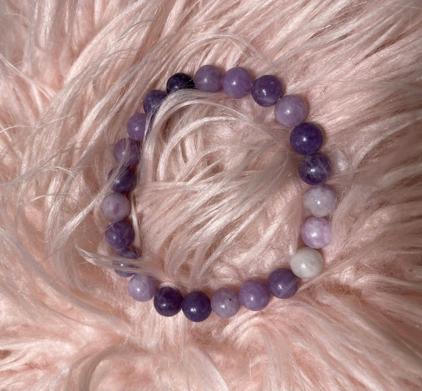 Pulsera de lepidolite