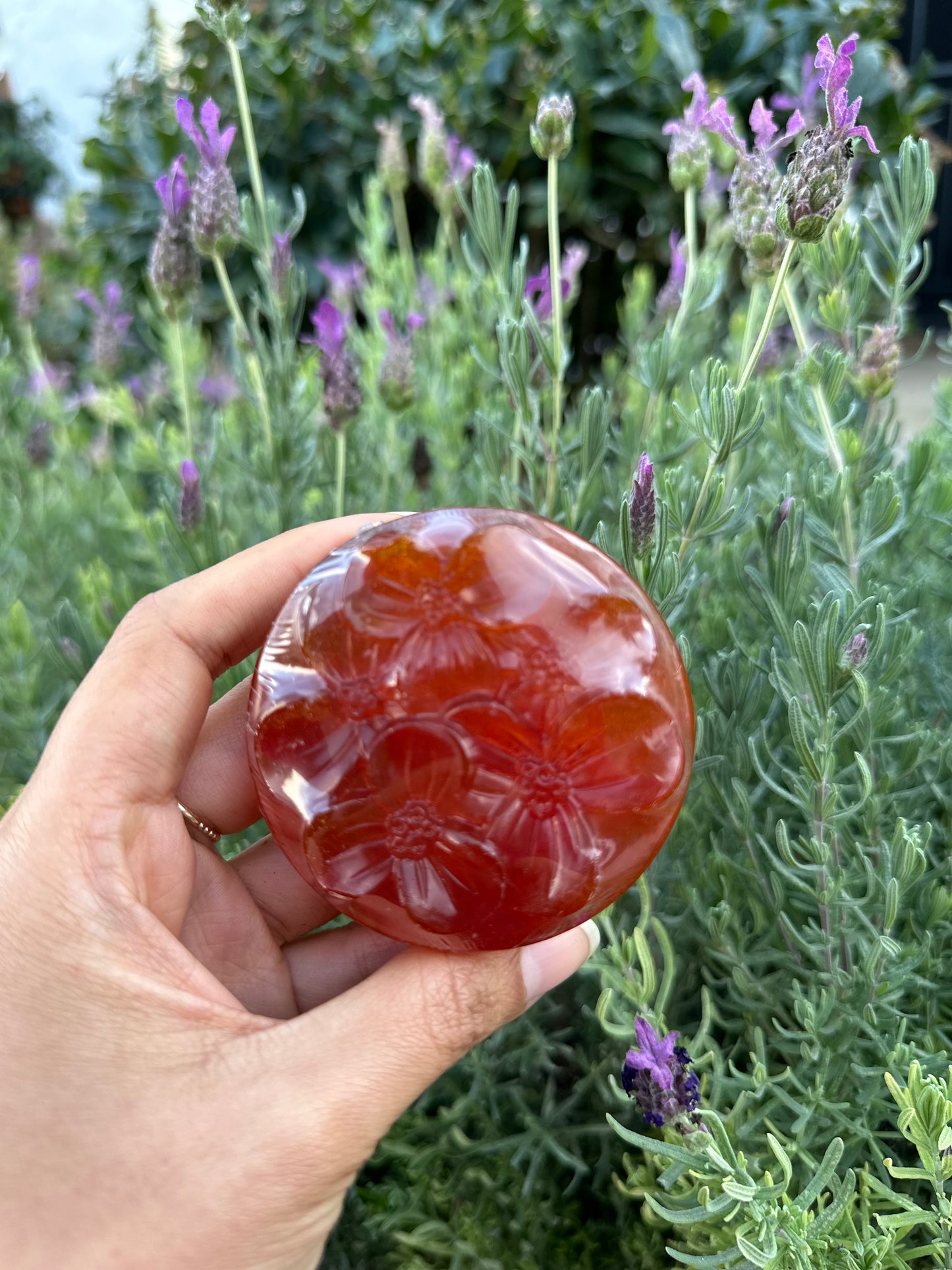 Jabón orgánico de cúrcuma. Organic turmeric soap