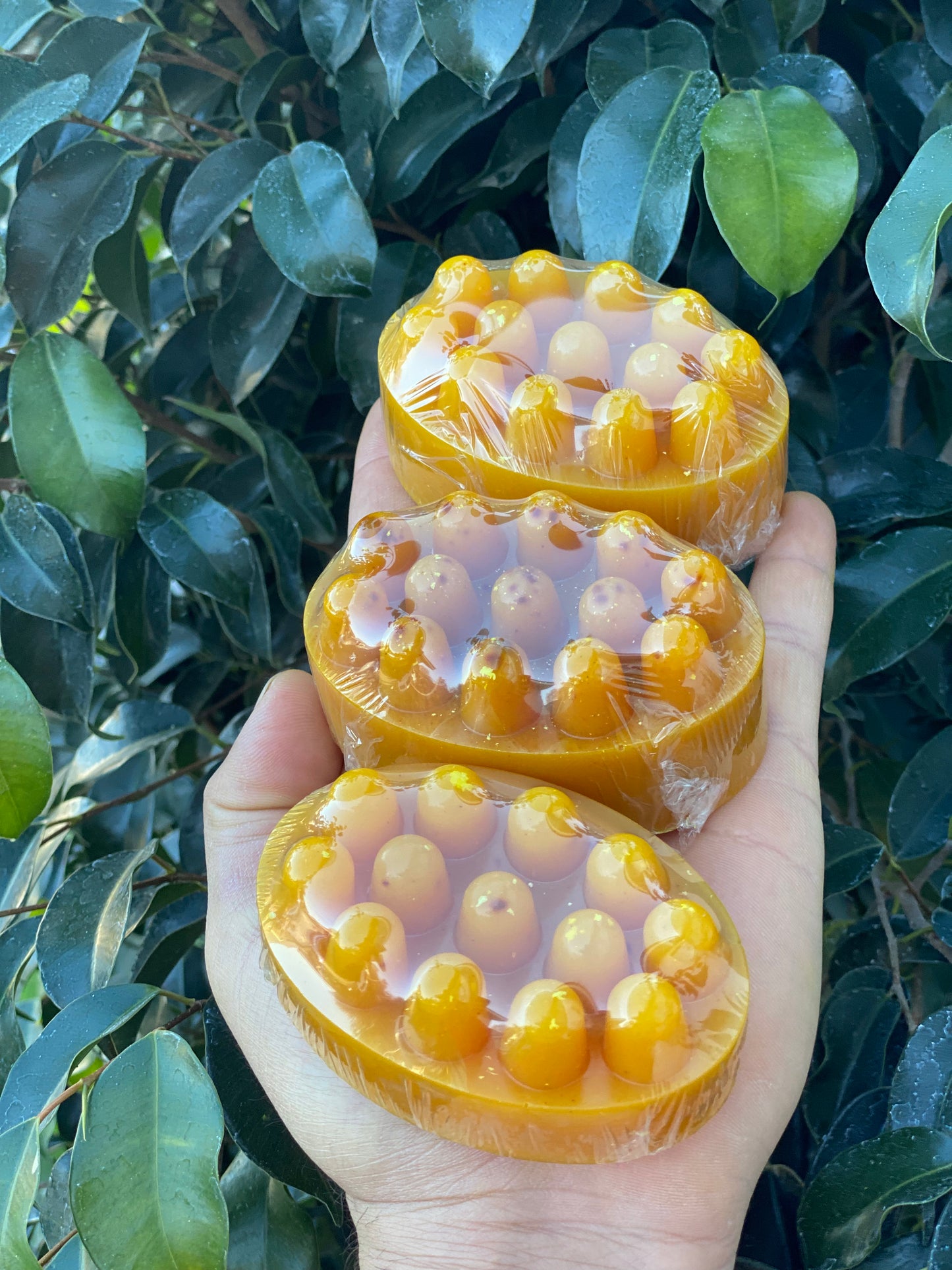 Jabón orgánico de cúrcuma. Organic turmeric soap