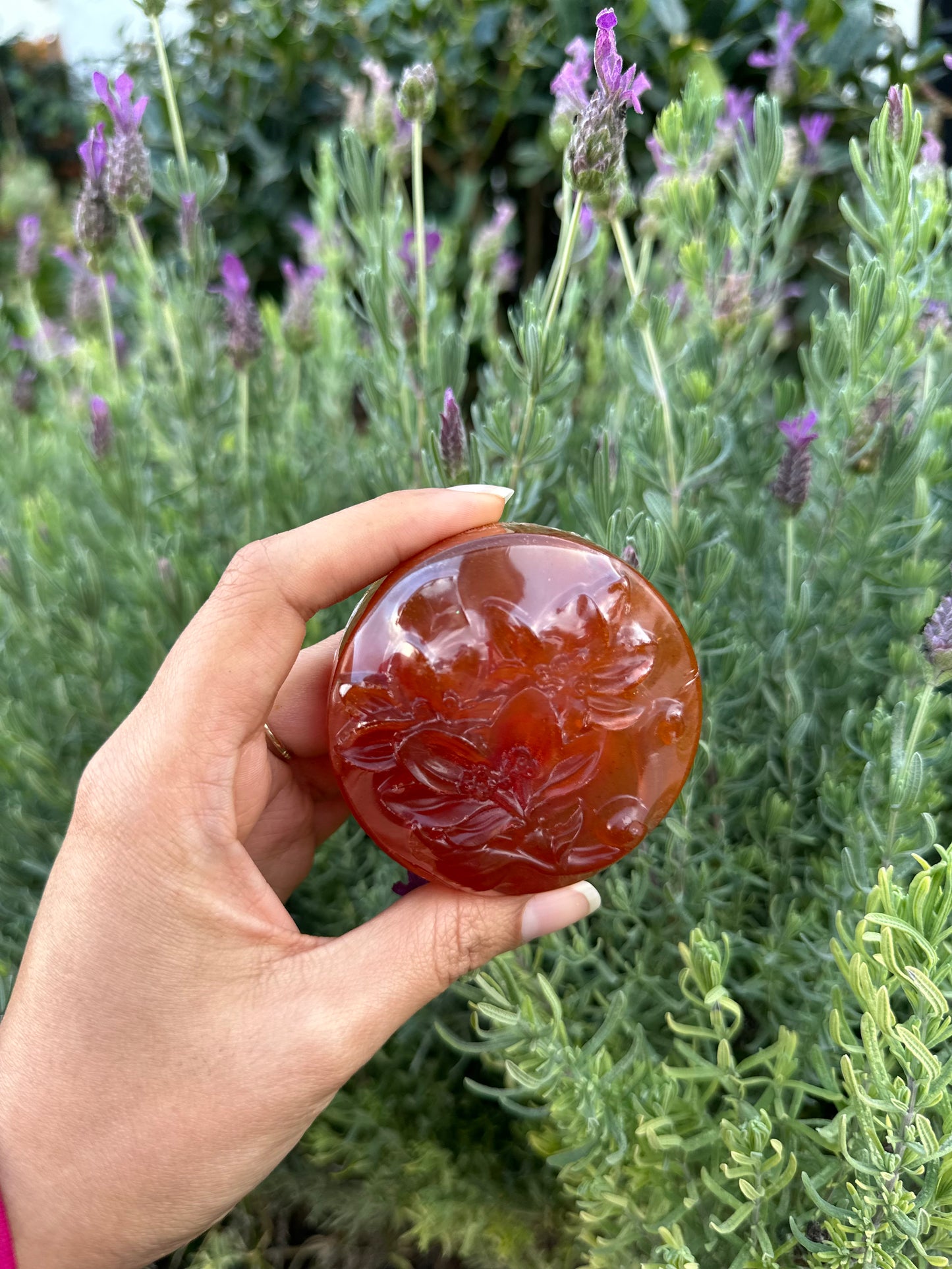 Jabón orgánico de cúrcuma. Organic turmeric soap