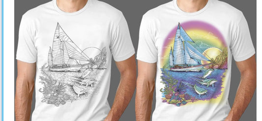 Paisaje delfines